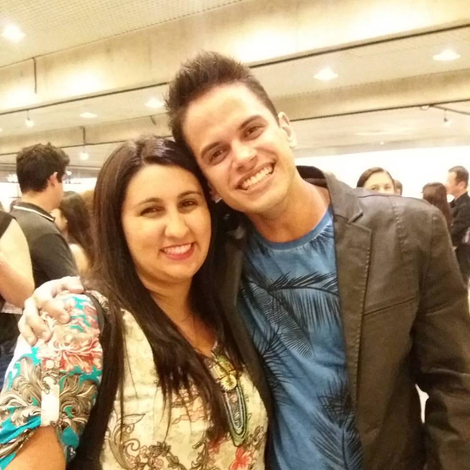 Elisa Borges participou da excursão e só tem elogios para a atuação de Lui (Foto: Reprodução)